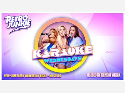Karaoke Night Wednesdays @ Retro Junkie