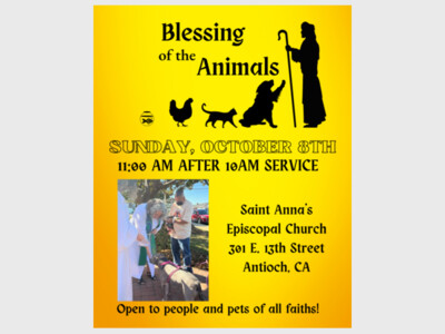 Blessing of the Pets at Saint Anna's Episcopal Church