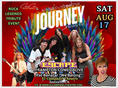 Rock Tribute Legends: Journey, Peter Frampton & Pat Benatar